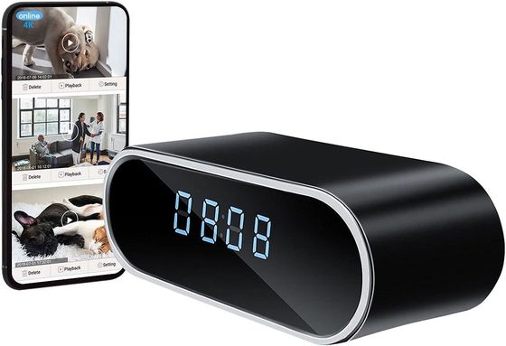 Wifi Mini Hidden Camera Alarm Clock Security Camera 1080p HD Recording