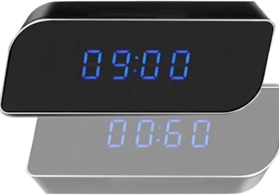 Plastic Alarm Clock Secret Camera 1080P Wireless WIFI Clock Spy Camera