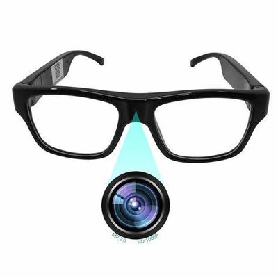Plastic Micro Spy Camera 1080P Eye Glasses Spy Camera With Sound