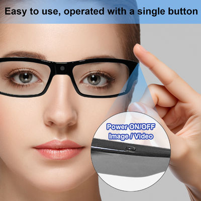 1080P Spy Glasses Camera Lightweight Mini Hidden Camera In Eyeglasses