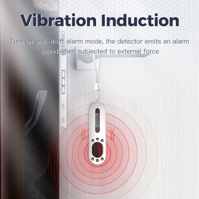 White Hidden Spy Camera Detector Device , Plastic Portable Security Camera Detector