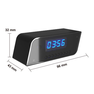 Full HD 1080p Wireless Security Camera , WIFI Clock Spy Camera With Night Vision