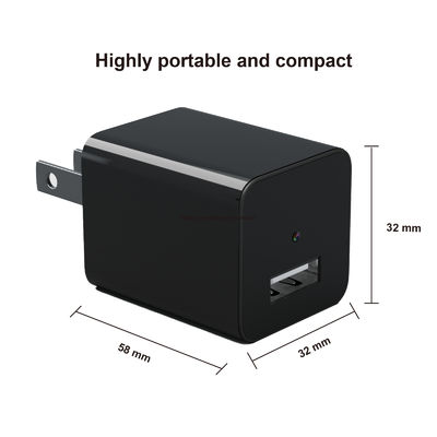 1080P HD Mini USB Wall Charger Hidden Spy Camera With Night Vision
