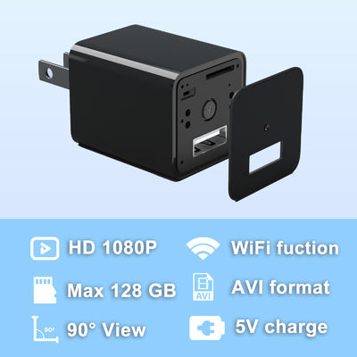 1080P HD Mini USB Wall Charger Hidden Spy Camera With Night Vision