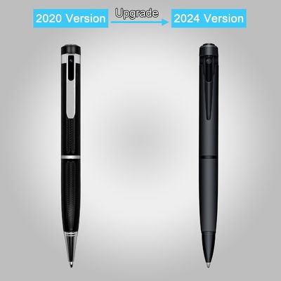 Black Miniature Spy Camera , 1080P Mini Hidden Pen Camera With 64GB SD Card