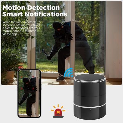 Office Mini Spy Camera 1080P Wifi Bluetooth Speaker Hidden Camera