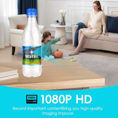 Transparent Water Bottle Spy Camera , 1080P FHD Mini Camera Hidden Camera