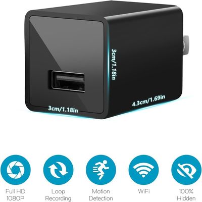 Security WIFI Mini Spy Camera , Mini Hidden Spy Camera With Audio