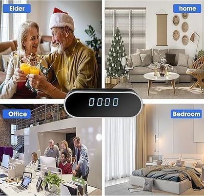 Wifi Mini Hidden Camera Alarm Clock Security Camera 1080p HD Recording