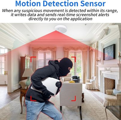 Home Safety Mini Hidden Camera 1080P HD Wifi Smoke Alarm Camera