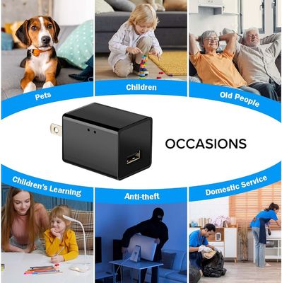 TF Card FHD Mini USB Charger Hidden Camera 4K 2K 1080P Hidden Nanny Camera Wifi