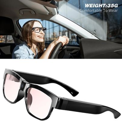 Plastic Micro Spy Camera 1080P Eye Glasses Spy Camera With Sound