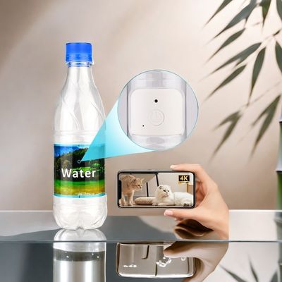 Plastic Water Bottle Hidden Camera 1080P Battery Powered Covert Surveillance Camera