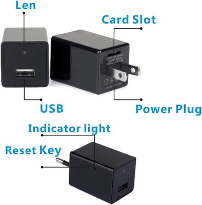 FHD WIFI Mini USB Charger Hidden Camera 4K 2K 1080P Hidden Shower Camera