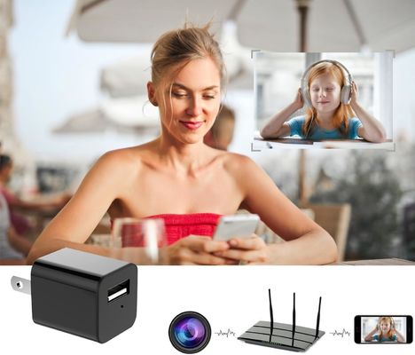 FHD WIFI Mini USB Charger Hidden Camera 4K 2K 1080P Hidden Shower Camera