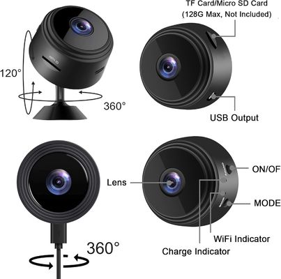 1080P HD Wireless Mini Camera Hidden Camera Mini CCTV Camera Wireless