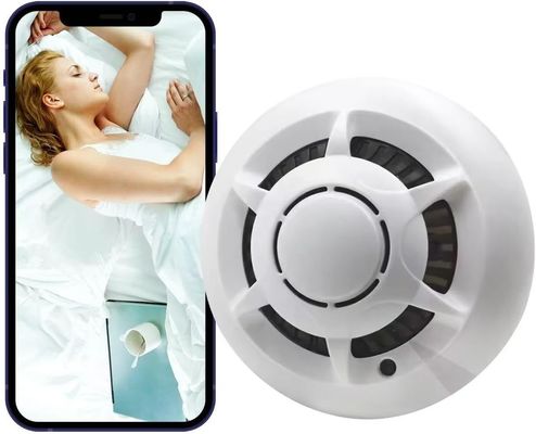 Battery Powered Mini Spy Camera Wifi Smoke Detector Hidden Camera For Home