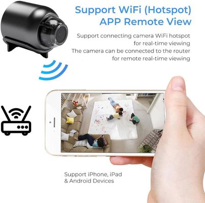 Compact 1080P Wifi Mini Camera Hidden Camera Black APP Control Tinny Camera