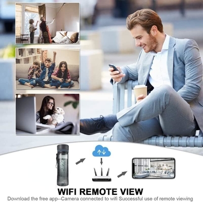 WIFI Hidden Bedroom Camera Water Bottle Spy Cam