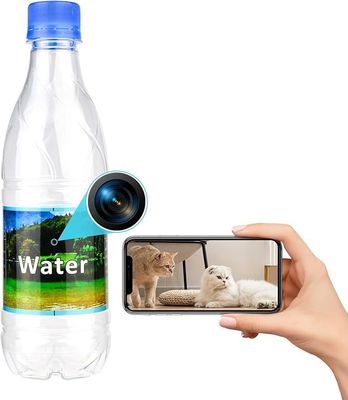 Transparent Water Bottle Spy Camera , 1080P FHD Mini Camera Hidden Camera