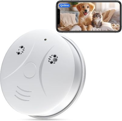 Home Safety Mini Hidden Camera 1080P HD Wifi Smoke Alarm Camera